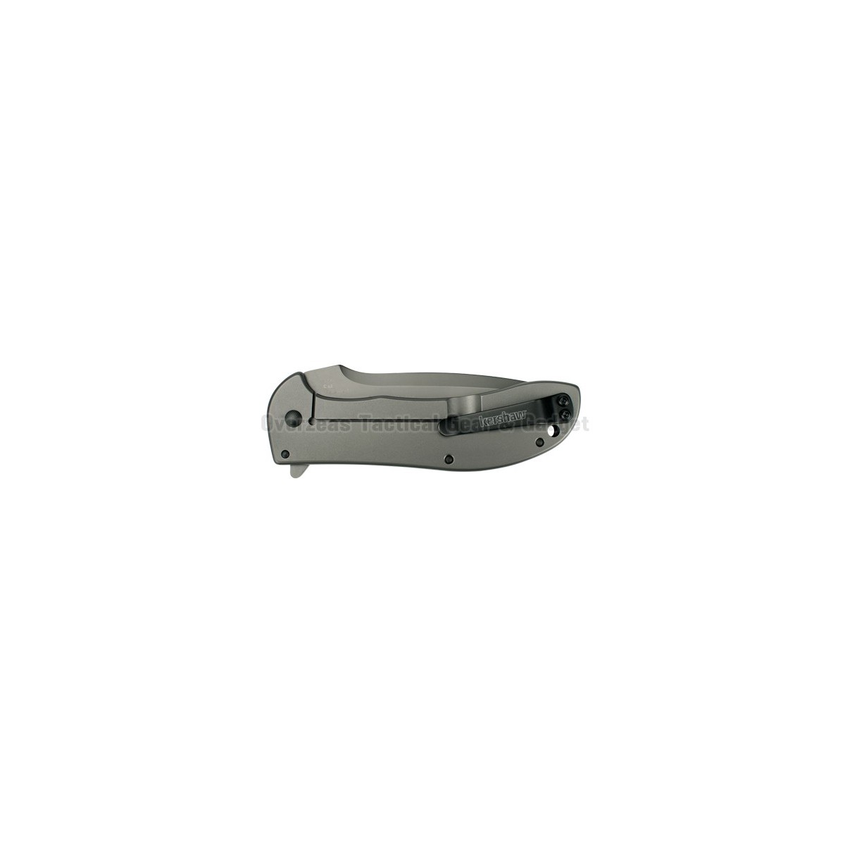 มีดพับ Kershaw Scrambler Flipper Assisted Opening Knife (3.5" Grey) 3890