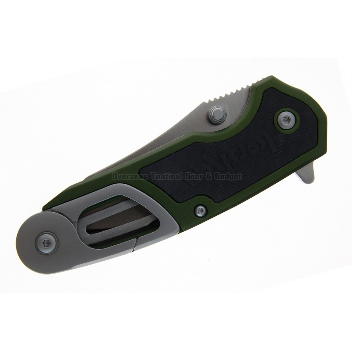 มีดพับ Kershaw Funxion Outdoor Assisted Opening Knife Olive (3" Satin) 8000OL