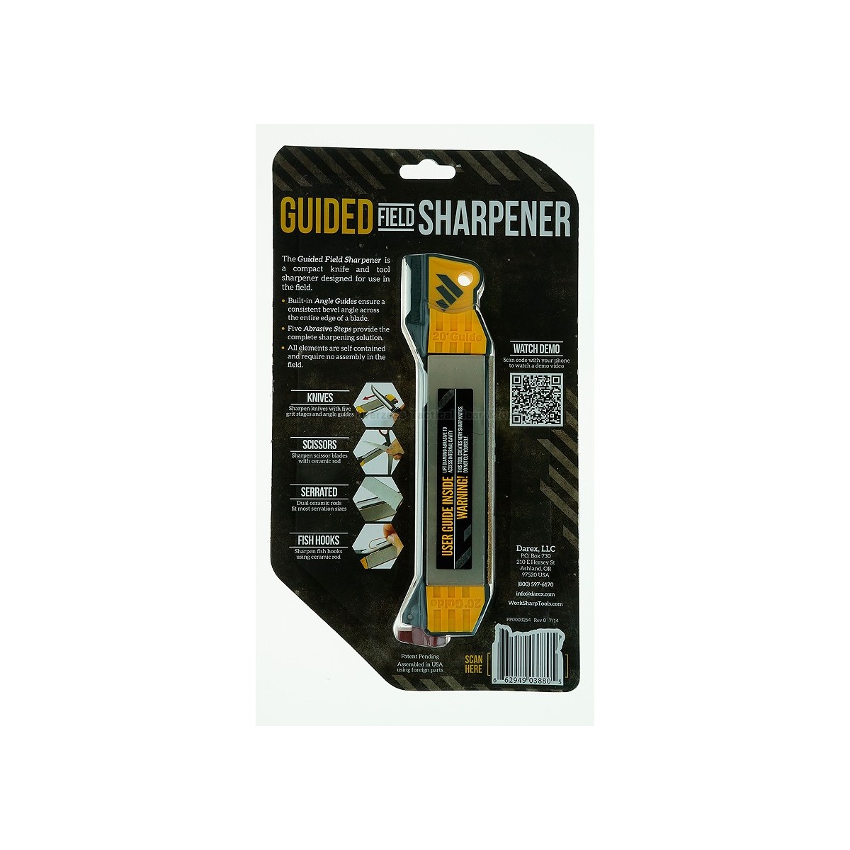 ที่ลับมีดแบบพกพา Worksharp Guided Field Sharpener 2.2.1 (WSGFS221-6)