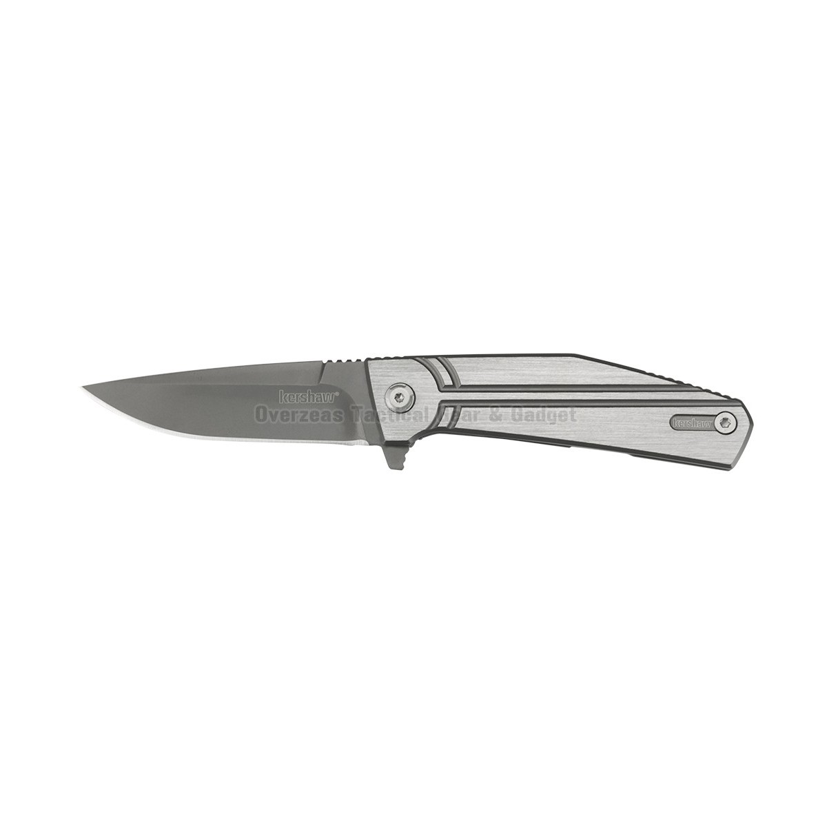 มีดพับ Kershaw Nura 3.0 Flipper Knife (3.0" Gray) 4030TIKVT