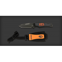 มีดใบตาย มีดห้อยคอ Gerber Bear Grylls Ultra Compact Fixed Blade Survival Neck Knife (3.25" Plain) 31-001516