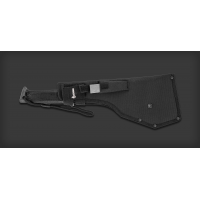 มีดเดินป่า มีดใบตาย Gerber Gator Machete Pro Fixed Blade (10.5" Black Plain) w/ Sharpening Stone (31-000705)