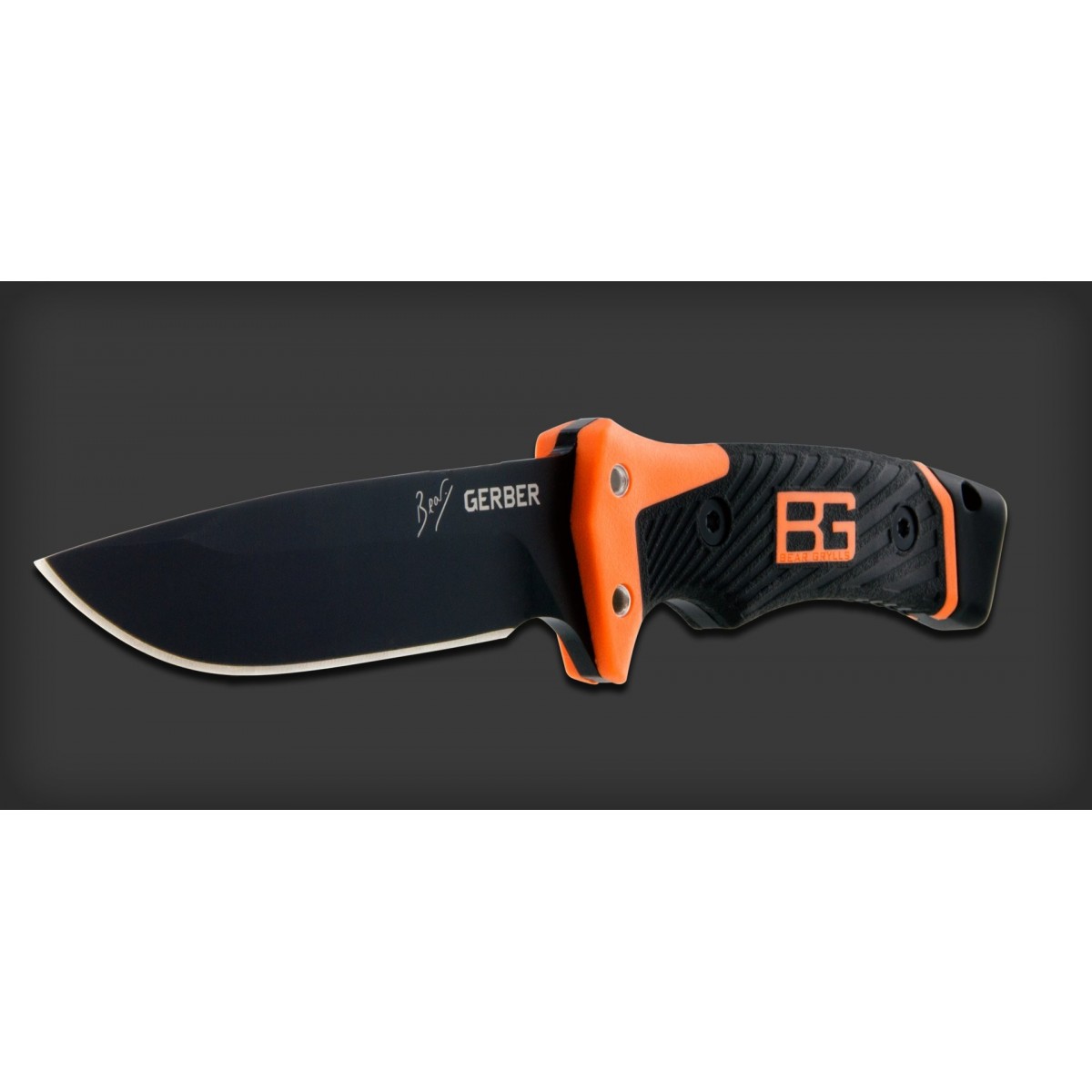 มีดเดินป่า มีดใบตาย Gerber Bear Grylls Ultimate Pro Fixed Blade Survival Knife (4.8" Black) 31-001901