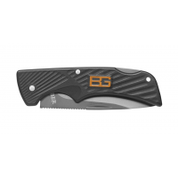 มีดพับ Gerber Bear Grylls Compact Scout Lockback Knife (2.5" Black Serr) 31-000760