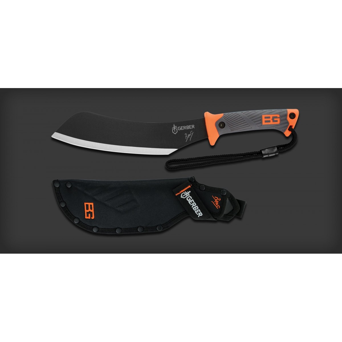 มีดเดินป่า มีดใบตาย Gerber Bear Grylls Compact Parang Fixed Blade Survival Knife (9.34" Plain) 31-002072