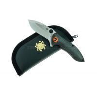 มีดพับ Spyderco Rubicon Flipper Liner Lock Knife Carbon Fiber (3" Satin) C187CFP