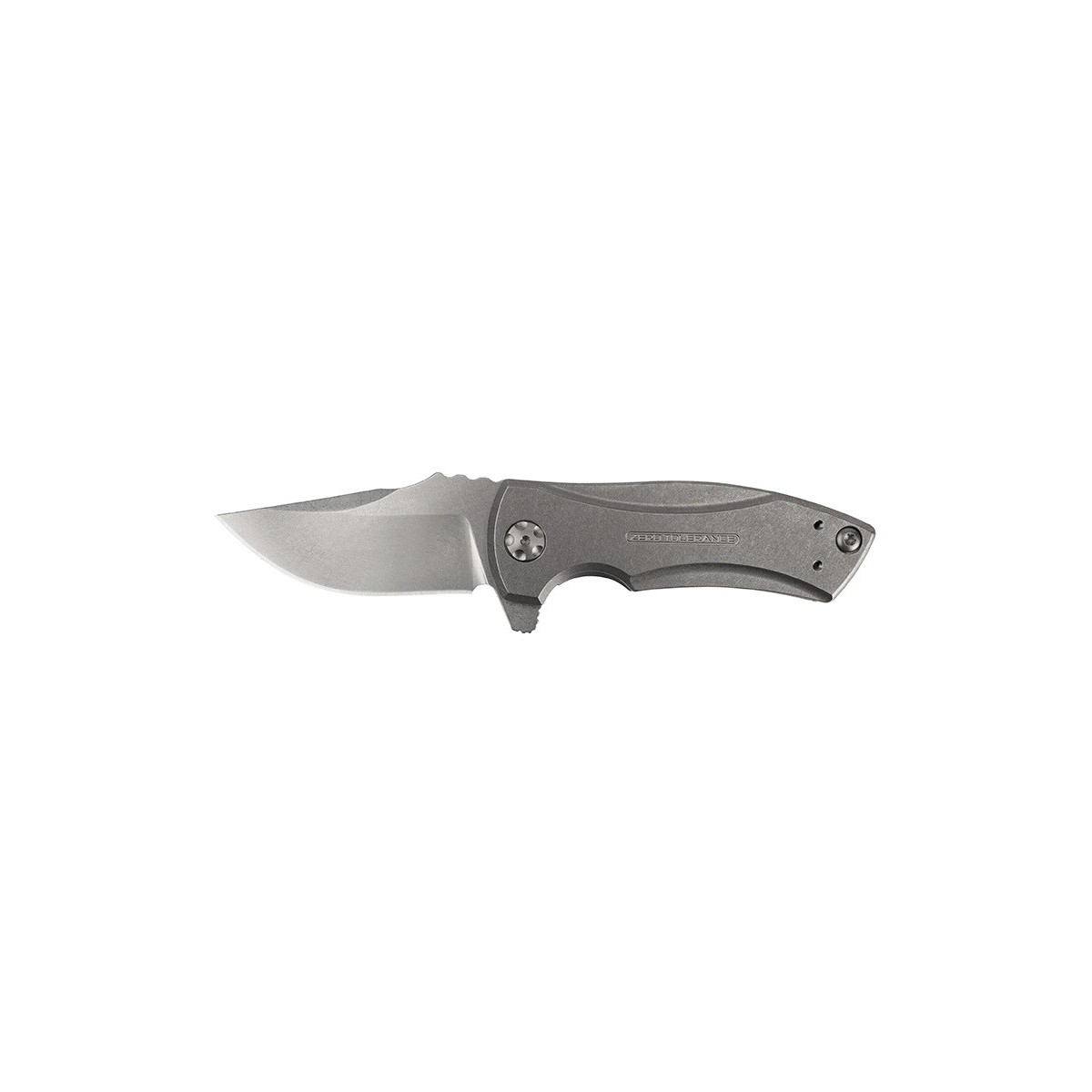 มีดพับ Zero Tolerance 0900 Les Geroge Flipper Knife Titanium (2.75" Stonewash) ZT0900
