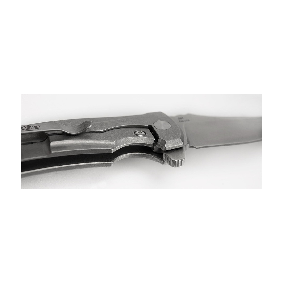 มีดพับ Zero Tolerance 0900 Les Geroge Flipper Knife Titanium (2.75" Stonewash) ZT0900