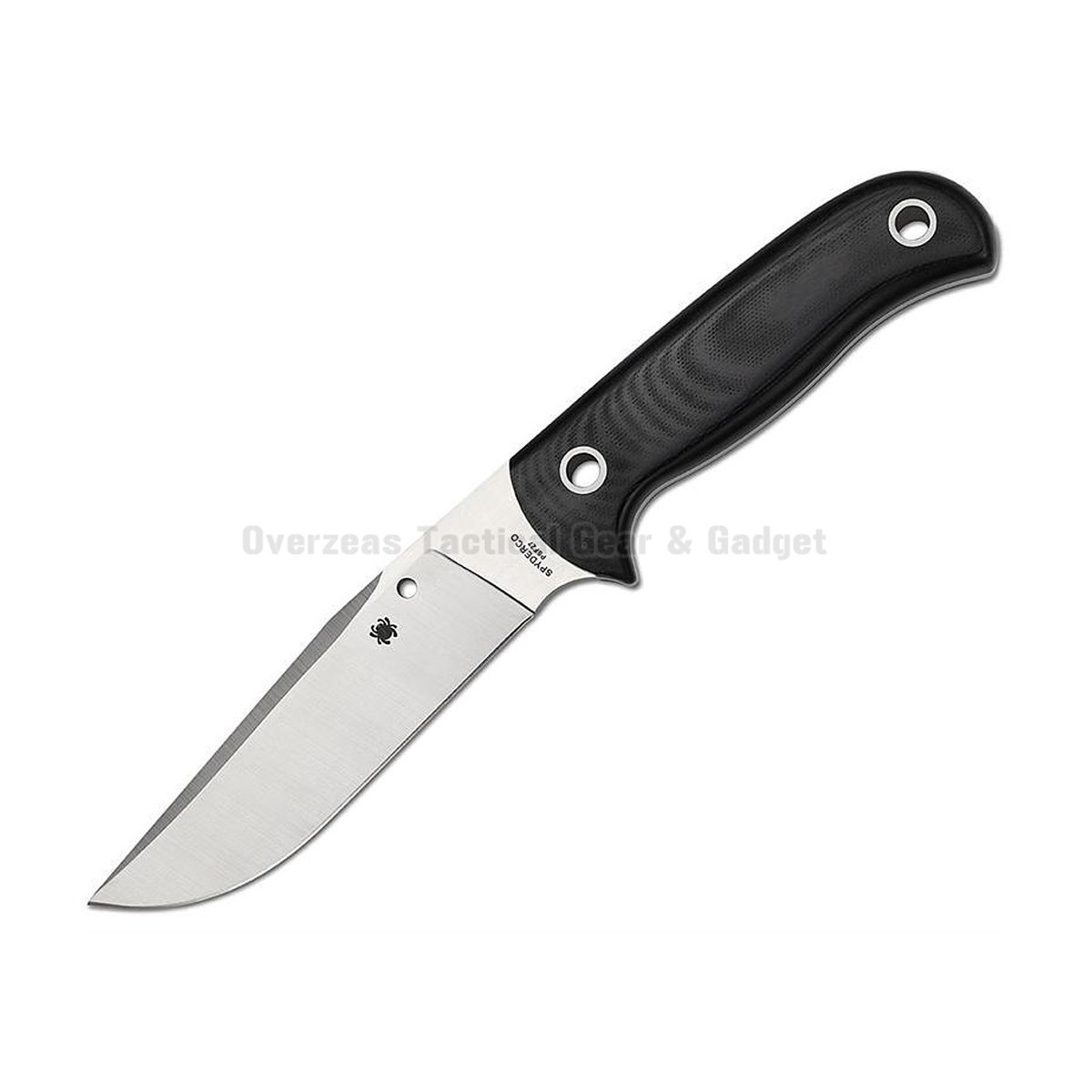 มีดใบตาย Spyderco Bradley Bowie Fixed Blade Knife G-10 (5.125" Satin) FB33GP