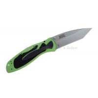 มีดพับ Kershaw Blur Tanto Assisted Opening Knife Green (3.375" Stonewash) 1670GRNBDZ  *Limited Edition*
