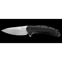 มีดพับ Kershaw Link Drop Point Knife Black GFN (3.25" Stonewash) 1776
