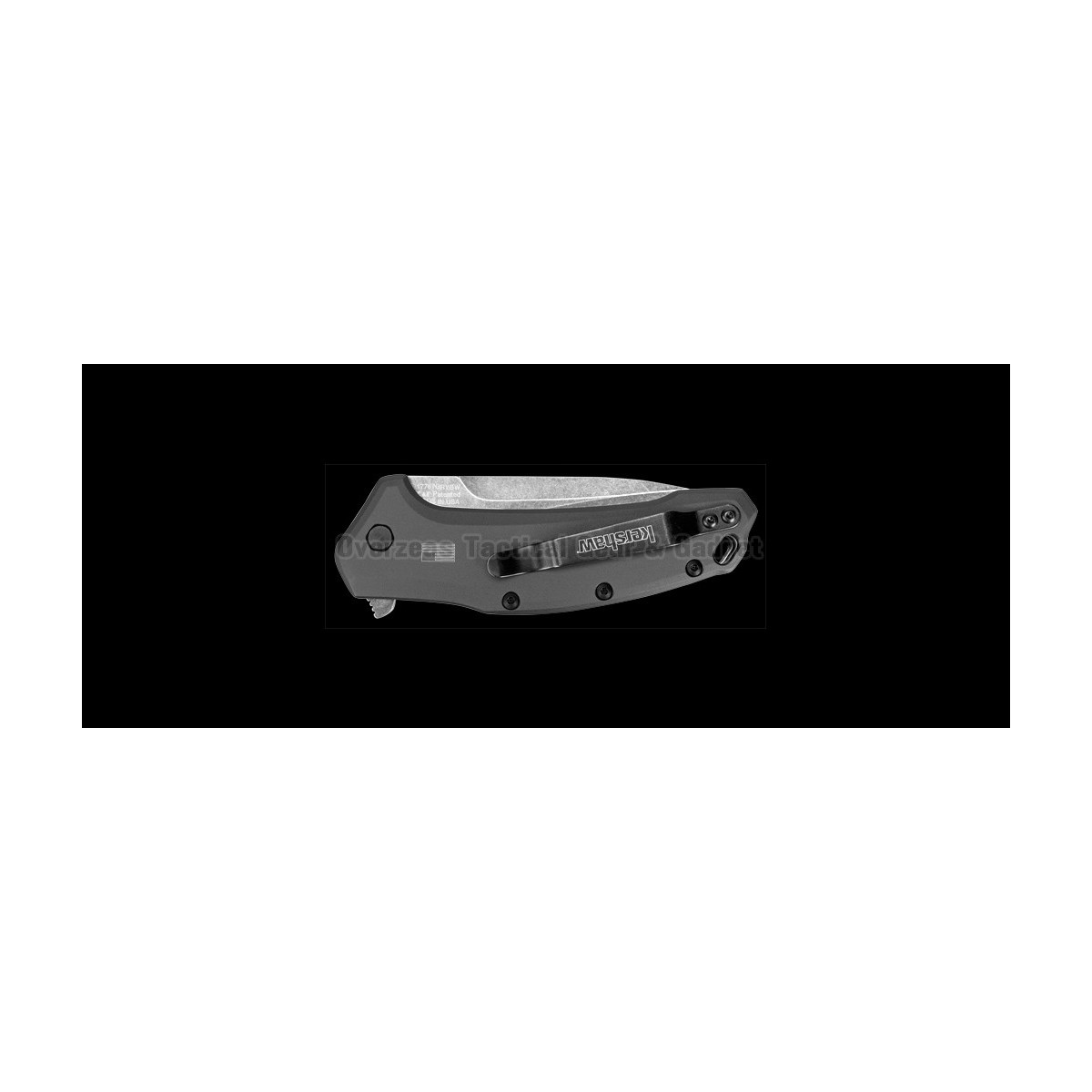 มีดพับ Kershaw Link Tanto Knife Gray Aluminum (3.25" BlackWash) 1776TGRYBW