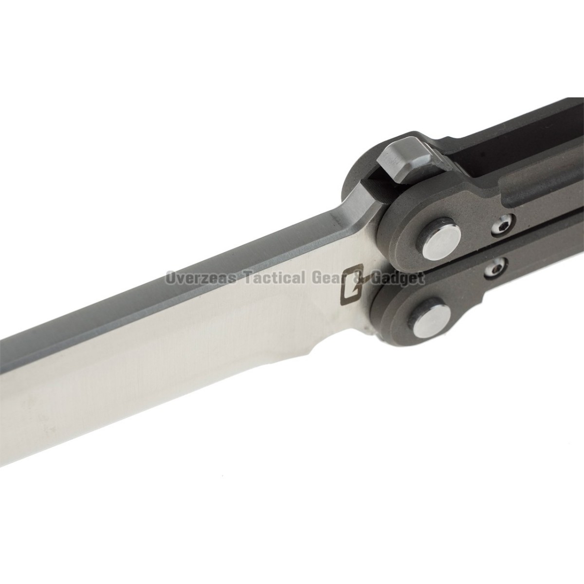 มีดบาลิซอง Quartermaster QBS1 Marty McFly Butterfly Knife (4" Satin) QTRMSTR B2TF2