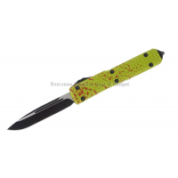 มีดออโต้ Microtech Ultratech S/E OTF Zombietech Automatic Knife Tri-Grip (3.4" Black STD) 121-1Z