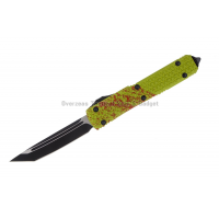 มีดออโต้ Microtech Ultratech S/E OTF Zombietech Automatic Knife Tri-Grip (3.4" Black STD) 121-1Z