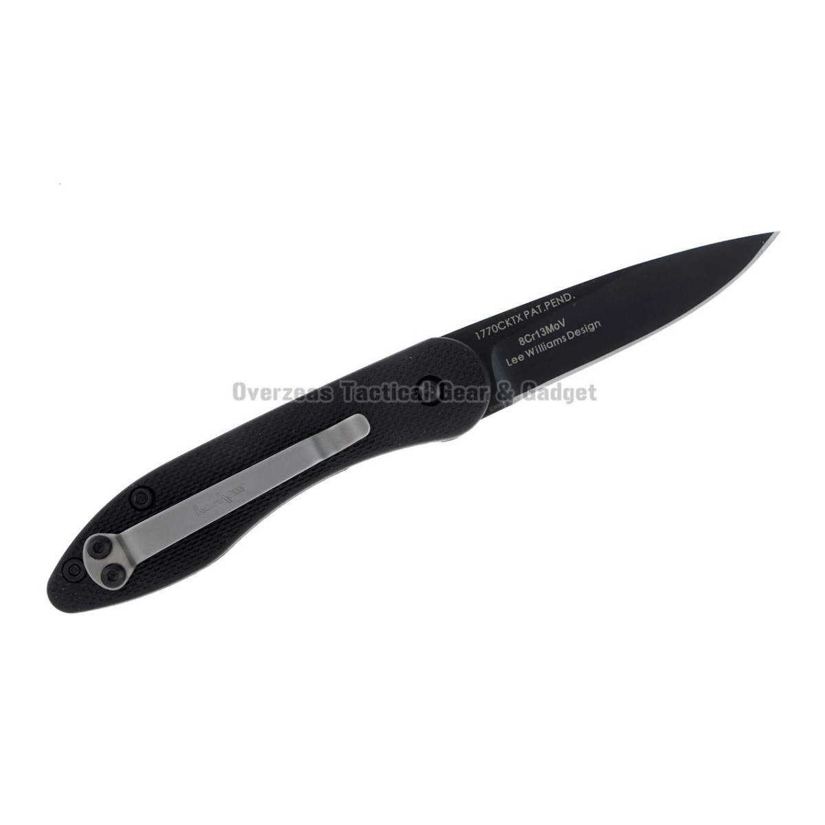 มีดพับ Kershaw Overdrive OD-2 Flipper Liner Lock Knife (2.25" Black) 1770CKT
