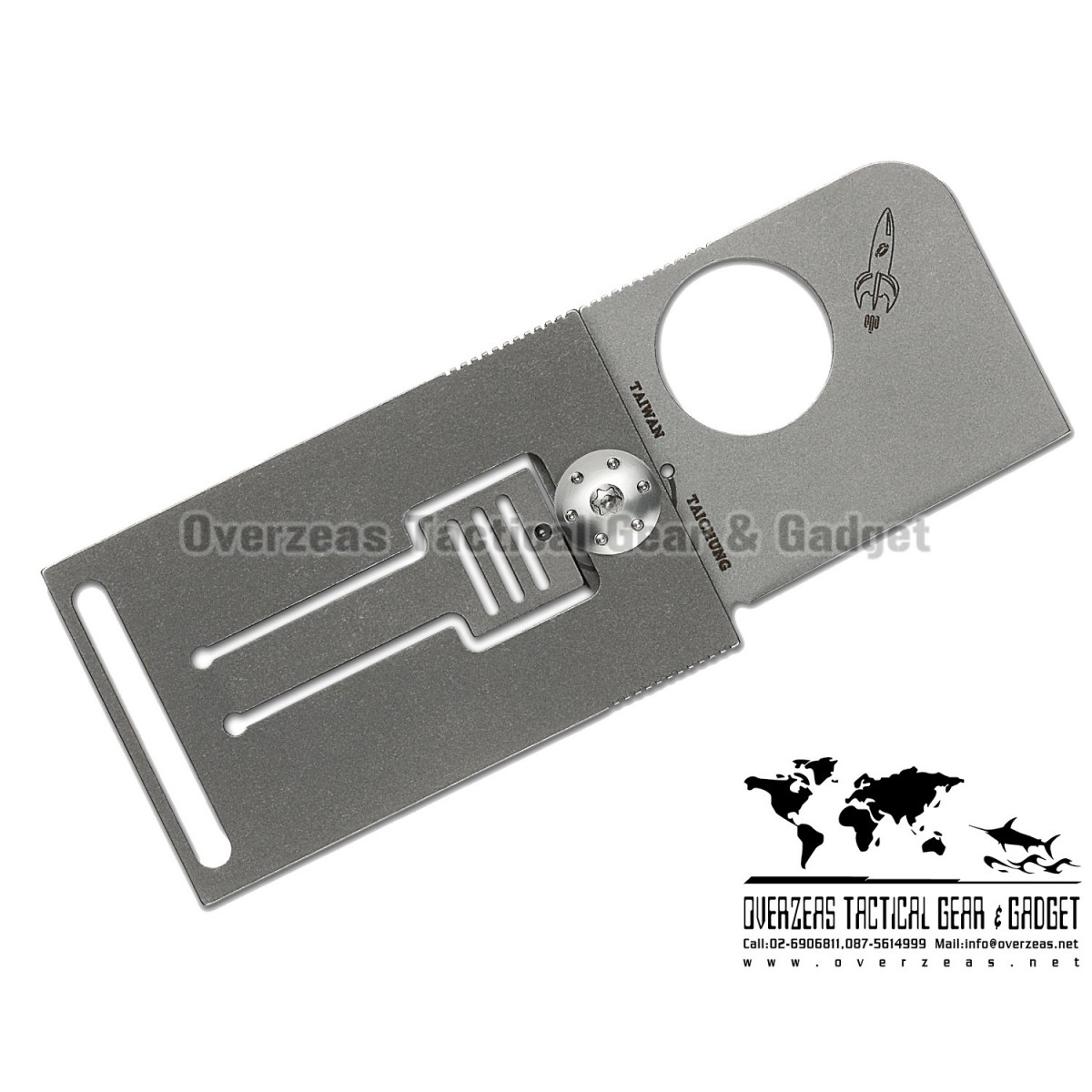 มีดพับ Spyderco Squarehead Folder Frame Lock Knife (1.3" Stonewash) C193TIP