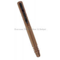 ปากกาแทคติคอล ต่อสู้ ป้องกันตัว Schrade Tactical Pen & Defense Tool - Brown (Fountain & Rolling Ball) SCPEN3BR