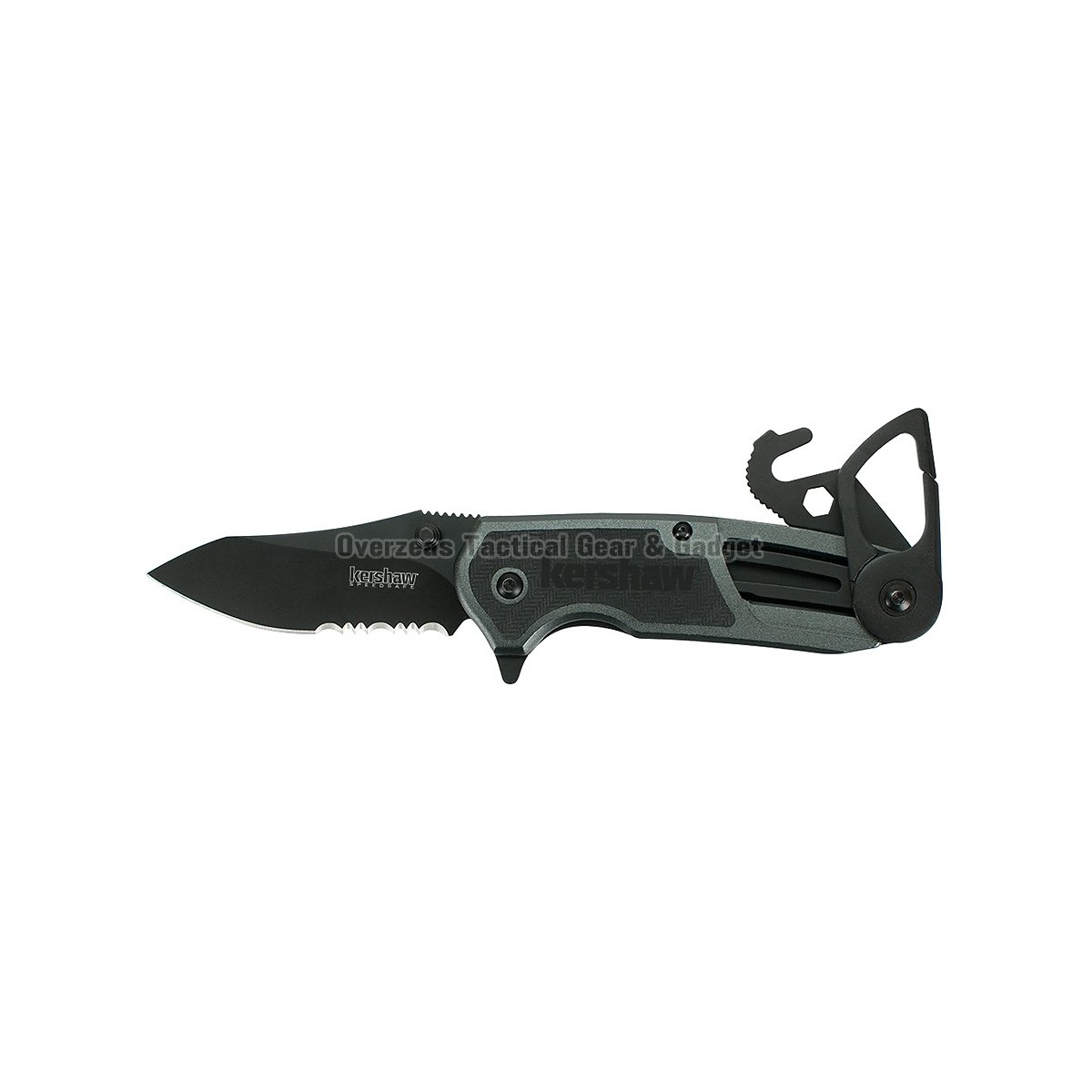 มีดพับ Kershaw Funxion Lightweight Assisted Opening Knife (3" Black Serr) (8100)