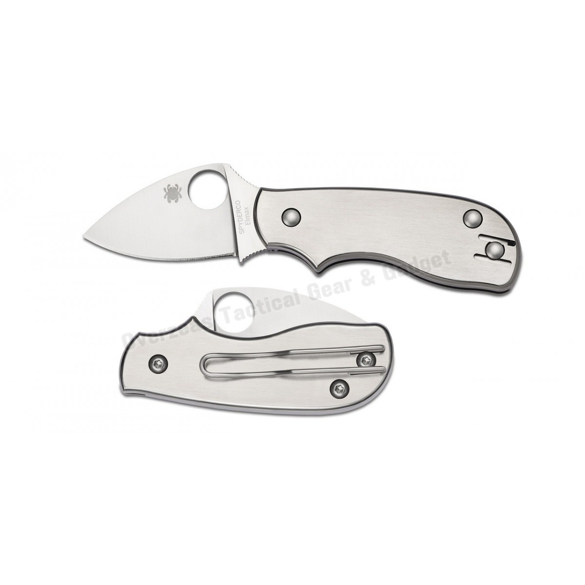มีดพับ Spyderco Squeak SlipIt Knife Titanium (2" Elmax) C154TIP