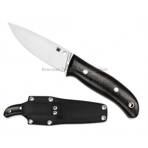 มีดใบตาย Spyderco Proficient Fixed Blade Knife Carbon Fiber (4" Satin) FB36CFP