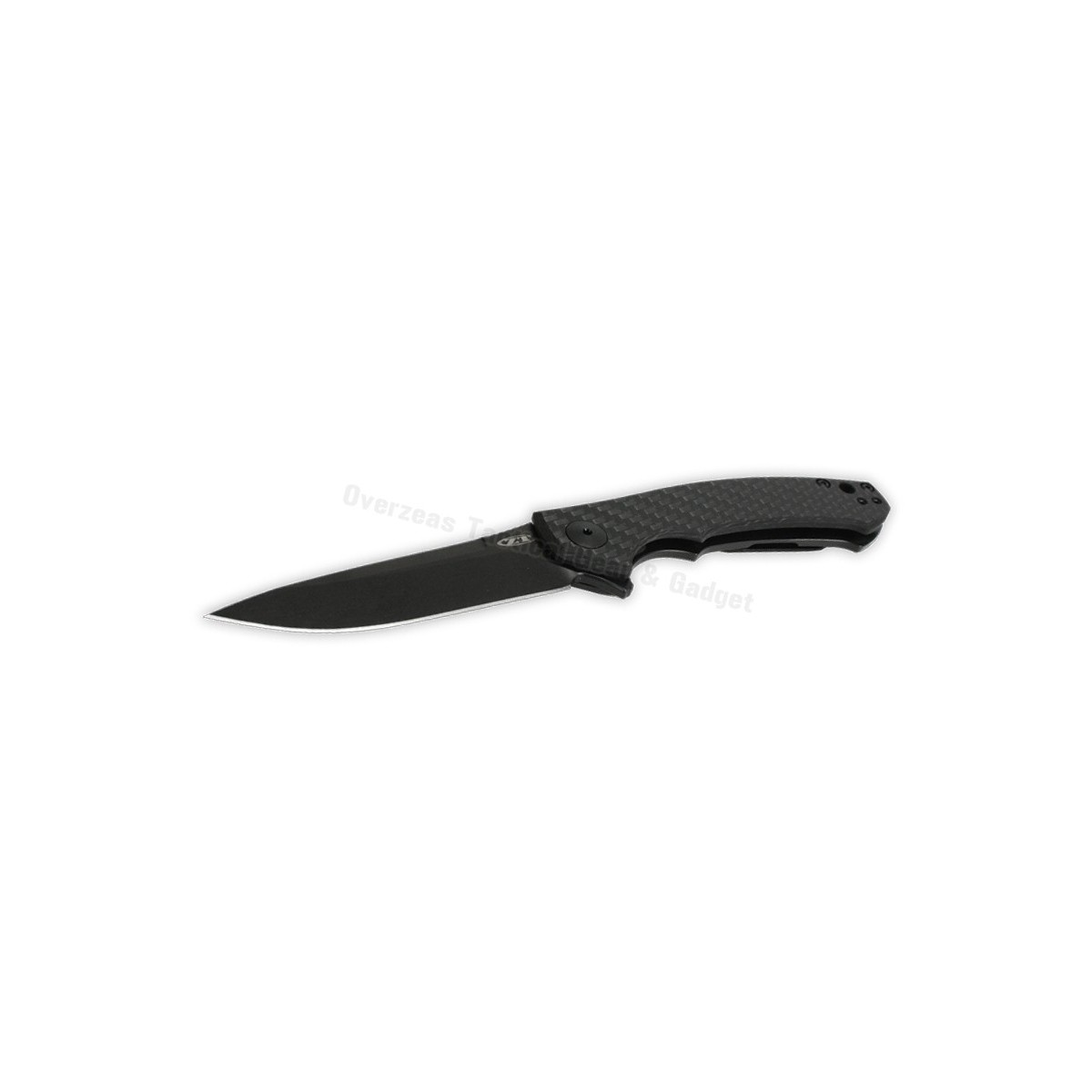 มีดพับ Zero Tolerance 0450CF Flipper Knife Carbon Fiber (3.25" Black) ZT0450CF