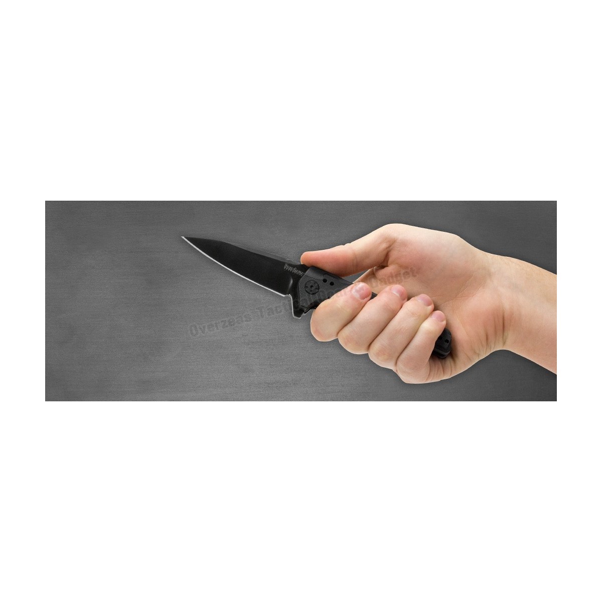 มีดพับ Kershaw Fatback Assisted Opening Flipper Knife (3.50" Black) 1935