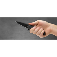 มีดพับ Kershaw Fatback Assisted Opening Flipper Knife (3.50" Black) 1935