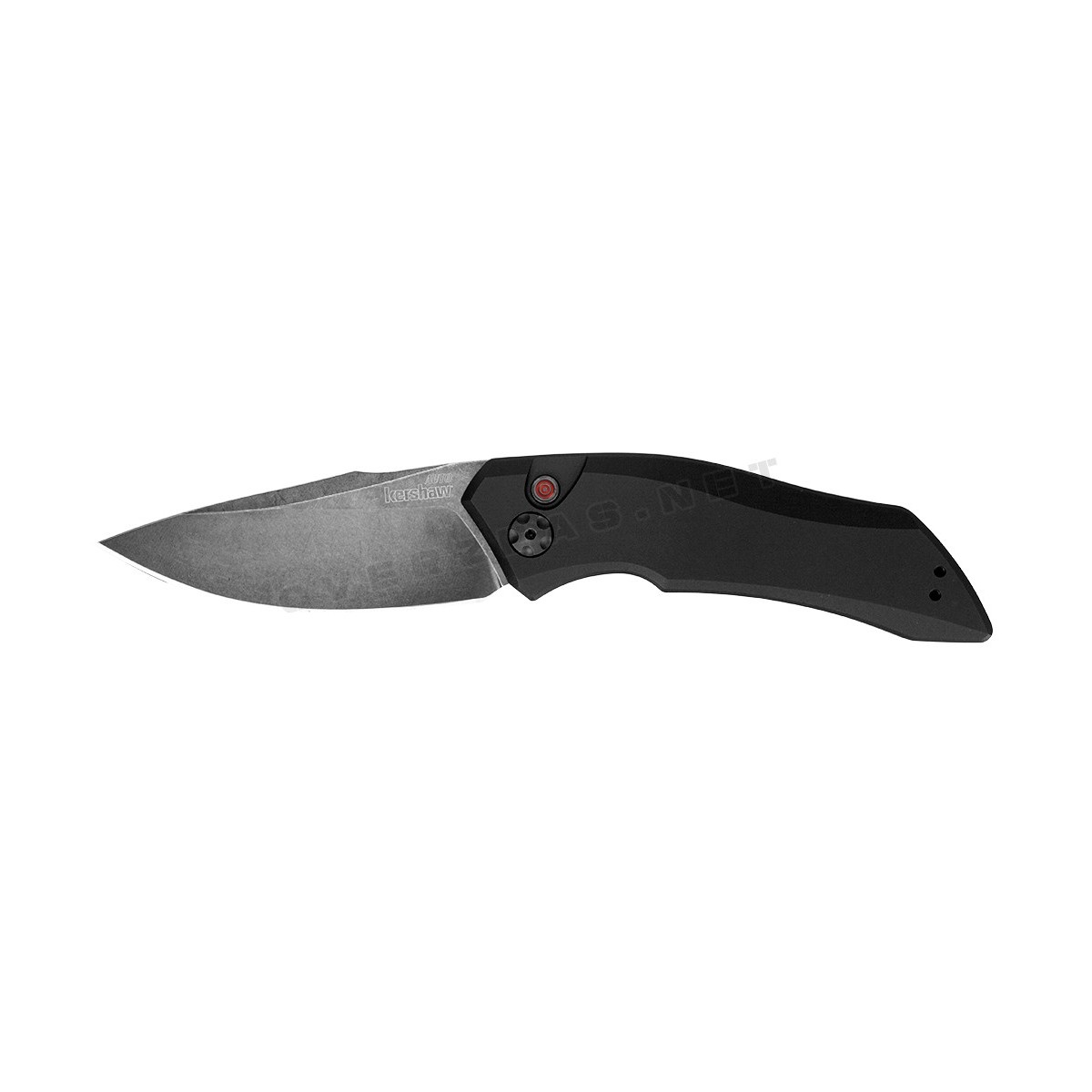 มีดออโต้ Kershaw Launch 1 Automatic Knife Black Aluminum (3.4" BlackWash) 7100BW