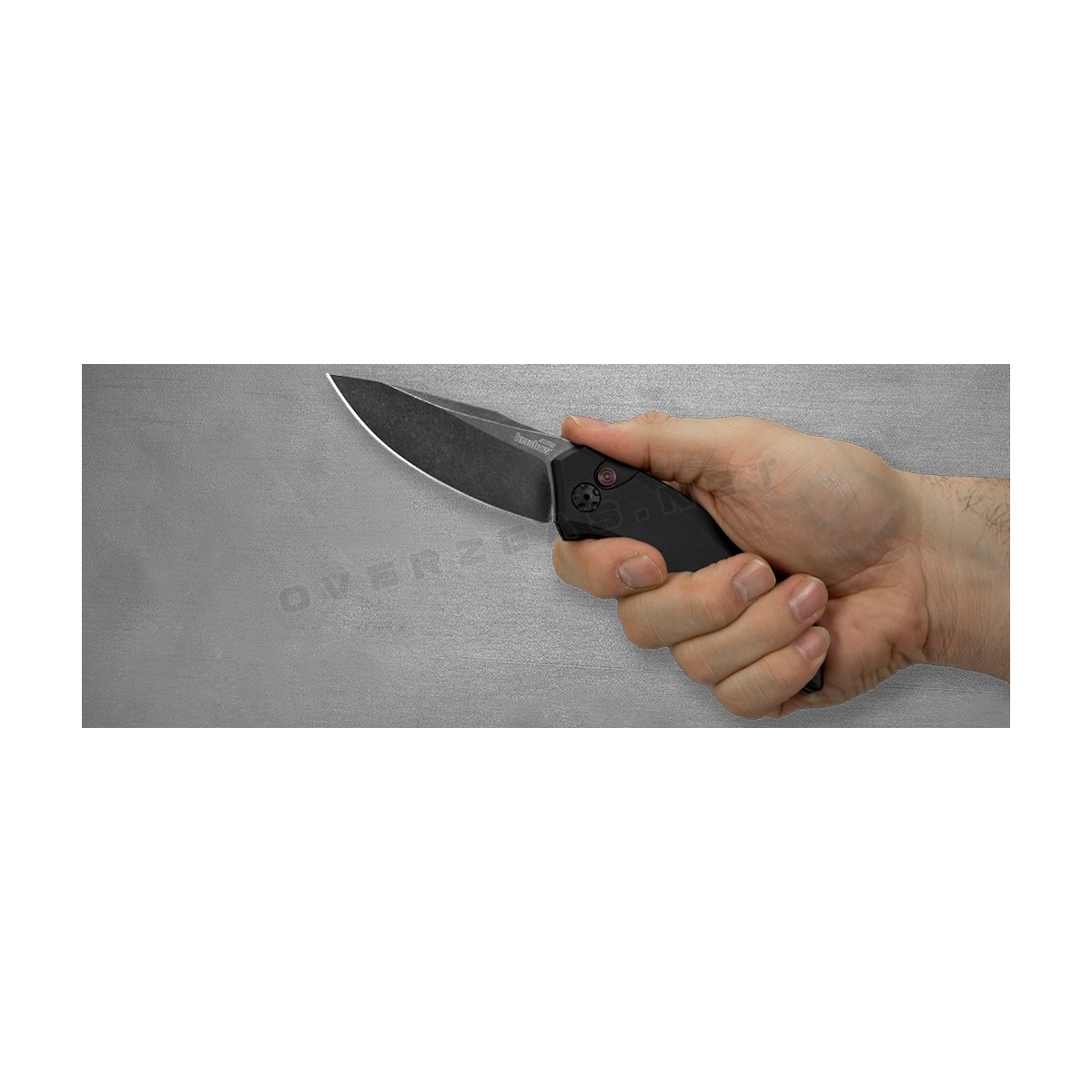 มีดออโต้ Kershaw Launch 1 Automatic Knife Black Aluminum (3.4" BlackWash) 7100BW