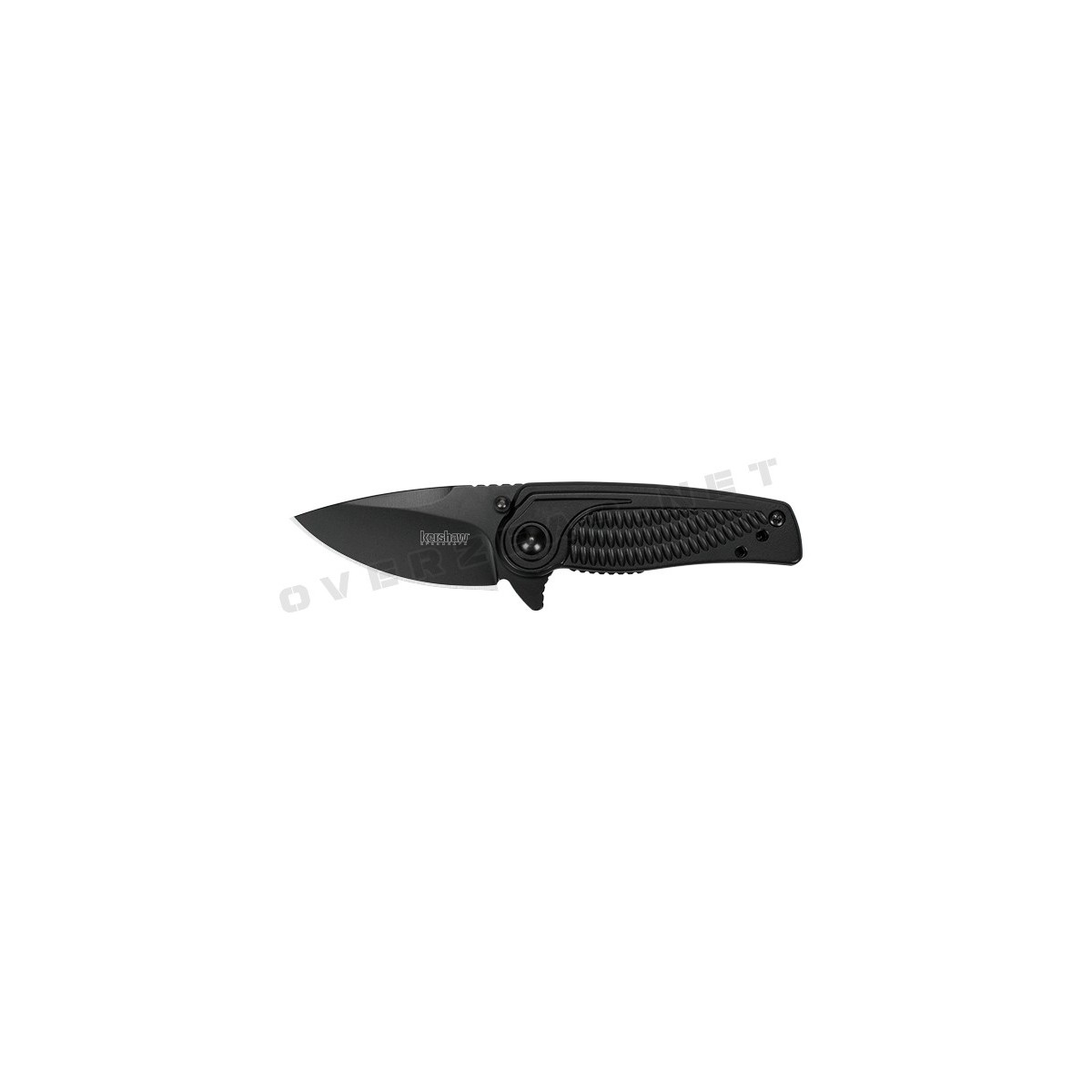 มีดพับ Kershaw Spoke Assisted Opening Flipper Knife (2" Black) 1313BLK