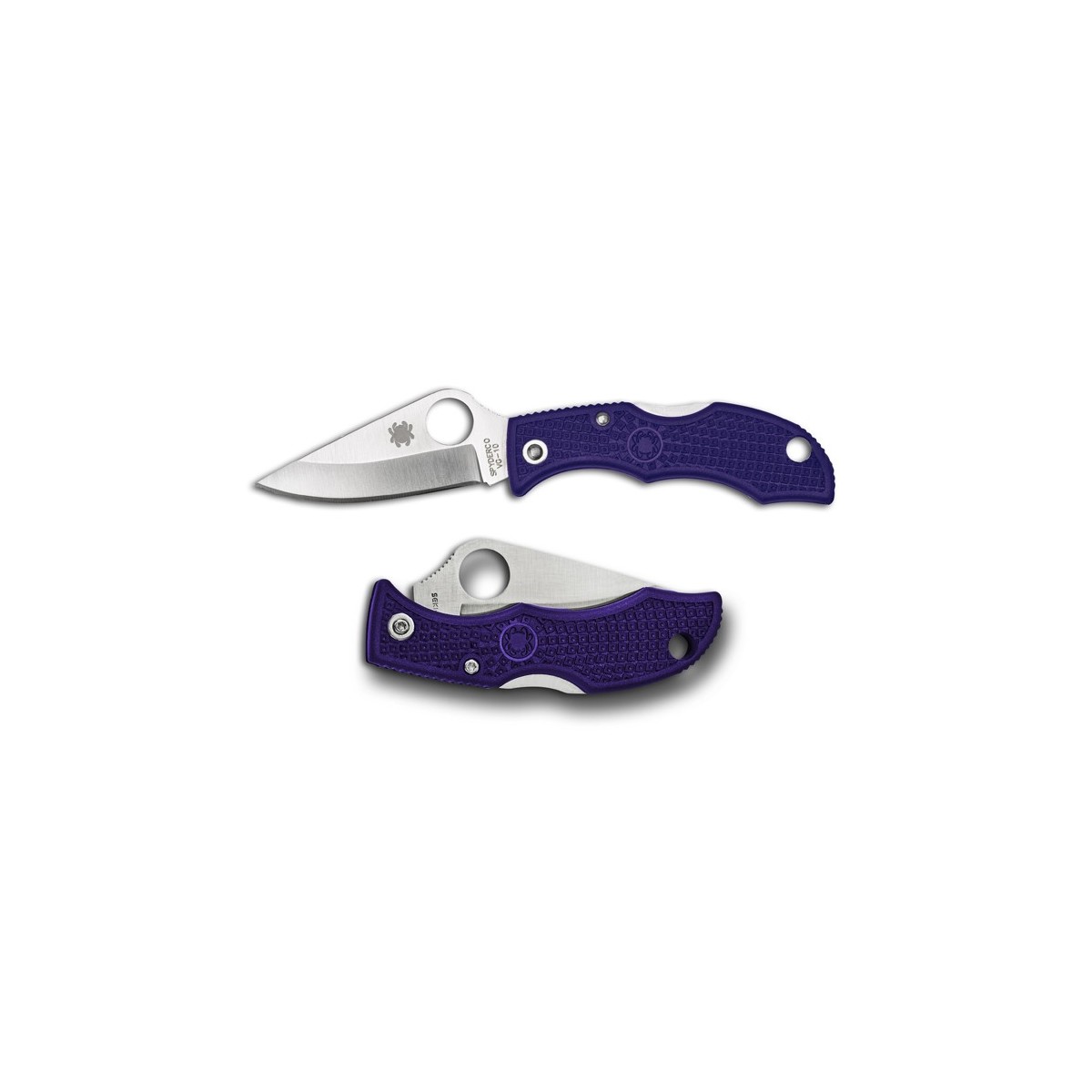มีดพับพวงกุญแจ Spyderco Ladybug 3 Knife Purple FRN (1.94" Satin Plain) LPRP3