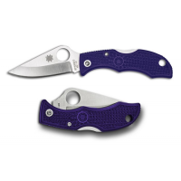 มีดพับพวงกุญแจ Spyderco Ladybug 3 Knife Purple FRN (1.94" Satin Plain) LPRP3