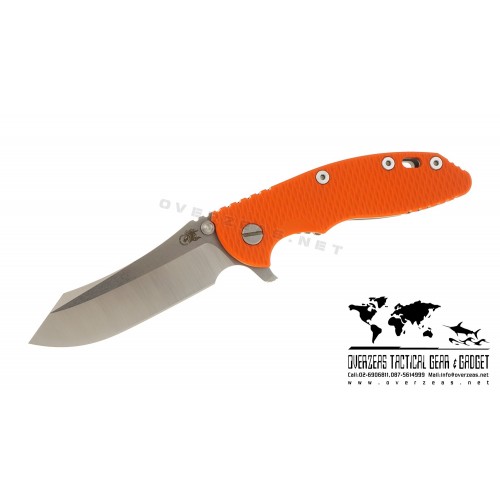 มีดพับ Hinderer Knives XM-18 2016 LE Skinner Frame Lock Knife Orange (3.5" Satin/SW)