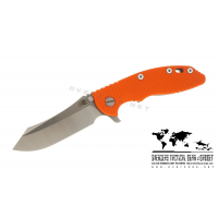 มีดพับ Hinderer Knives XM-18 2016 LE Skinner Frame Lock Knife Orange (3.5" Satin/SW)