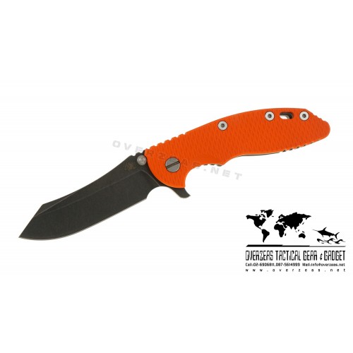 มีดพับ Hinderer Knives XM-18 Skinner Flipper Working finish Orange G-10 (3.5" Black SW)