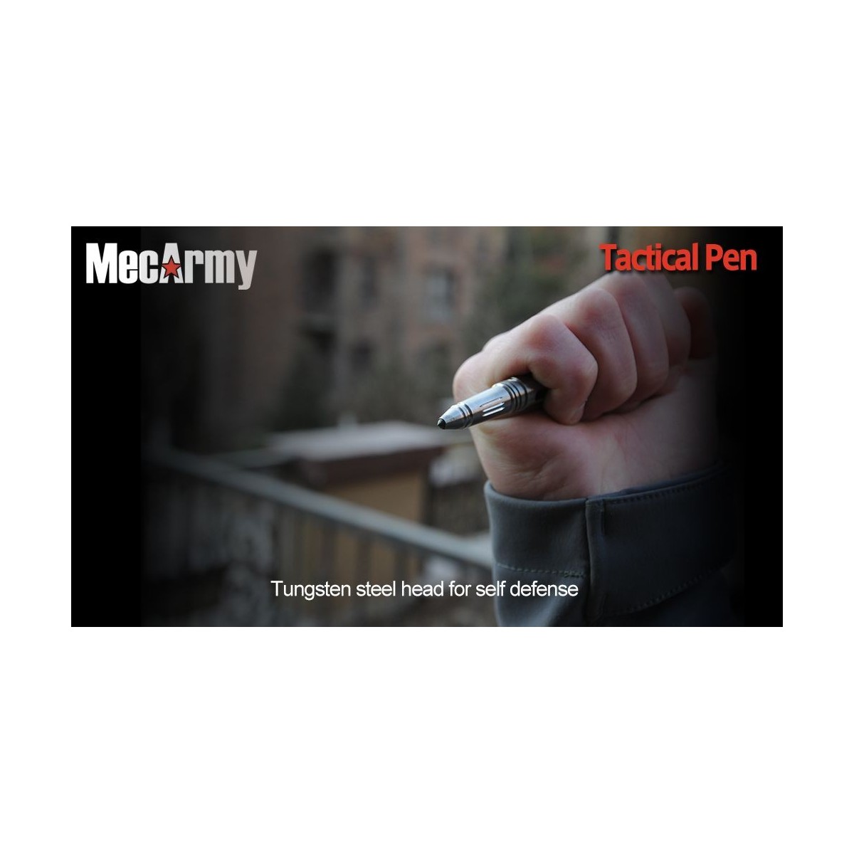 ปากกา MecArmy Titanium Tactical Pen สำหรับใช้งานทั่วไป และใช้ป้องกันตัว  (TPX33)