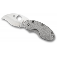 Spyderco Cricket Etched Folding Knife 1-7/8" VG10 Plain Blade
