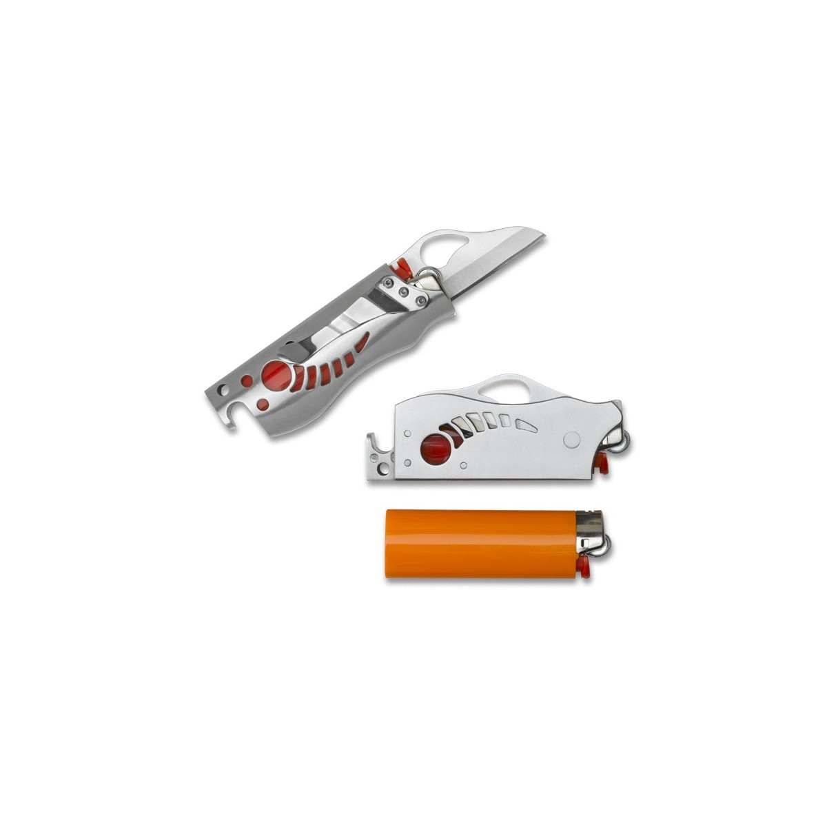Spyderco Byrd Series FireByrd Knife for Standard Sized Lighters (Bics)