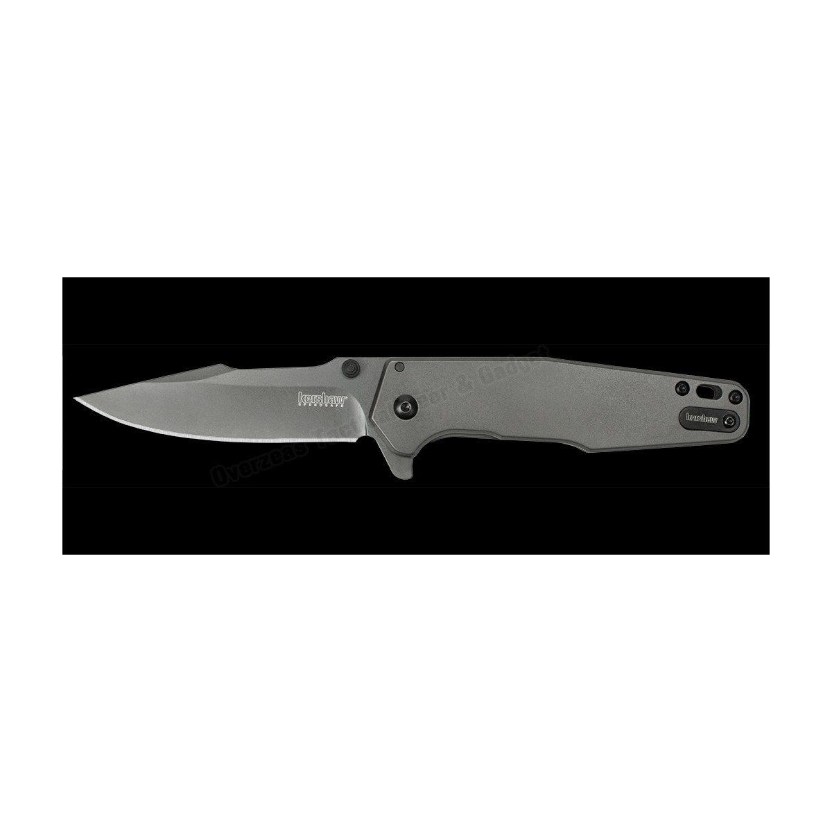 มีดพับ Kershaw Ferrite Assisted Opening Flipper Knife (3.25" Gray Ti) 1557TI