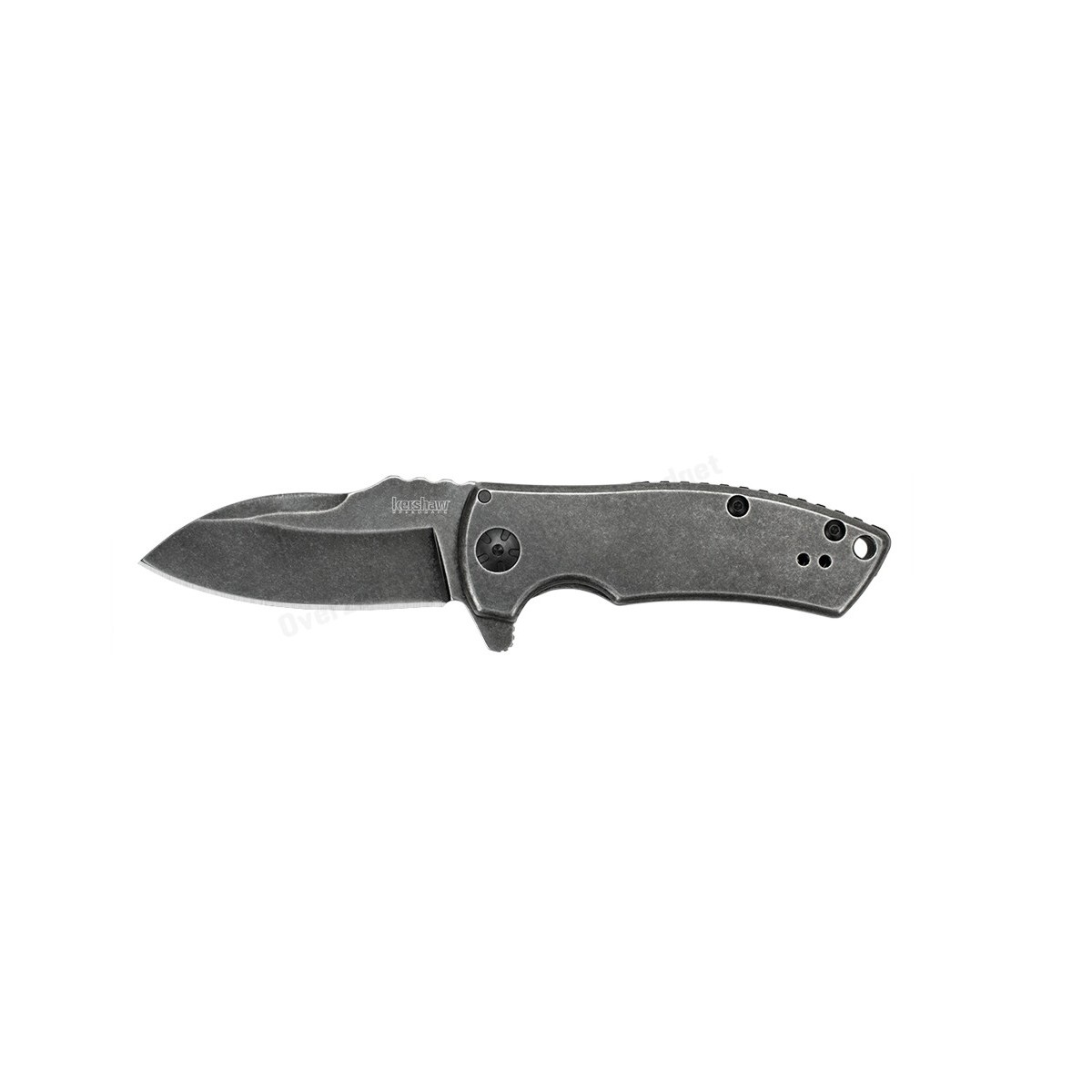 มีดพับ Kershaw Spline Assisted Opening Flipper Knife (2.8" Blackwash) 3450BW