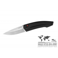 มีดพับ มีดออโต้ Kershaw Launch 2 Automatic Knife Black Aluminum (3.4" Stonewash) 7200SW