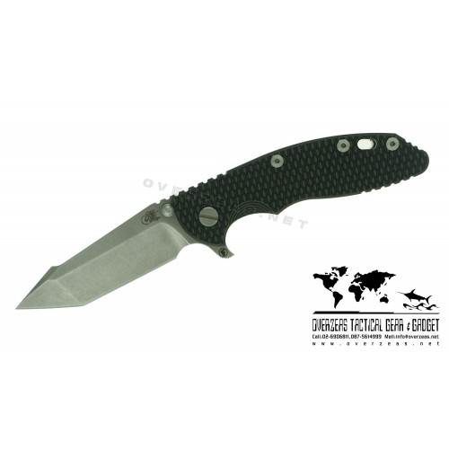 มีดพับ Hinderer Knives XM-18 3.5" Fatty Harpoon 2016 Green/Black G-10 (3.5" Stonewash)