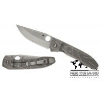 มีดพับ Spyderco Rassenti Nirvana Integral Frame Lock Knife (3.75" Satin) C199TIP