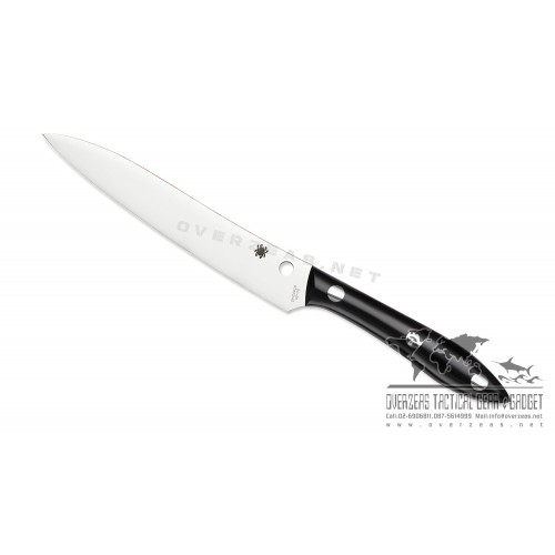 มีดครัว Spyderco 6" Cook's Knife Black Corian (K11P)