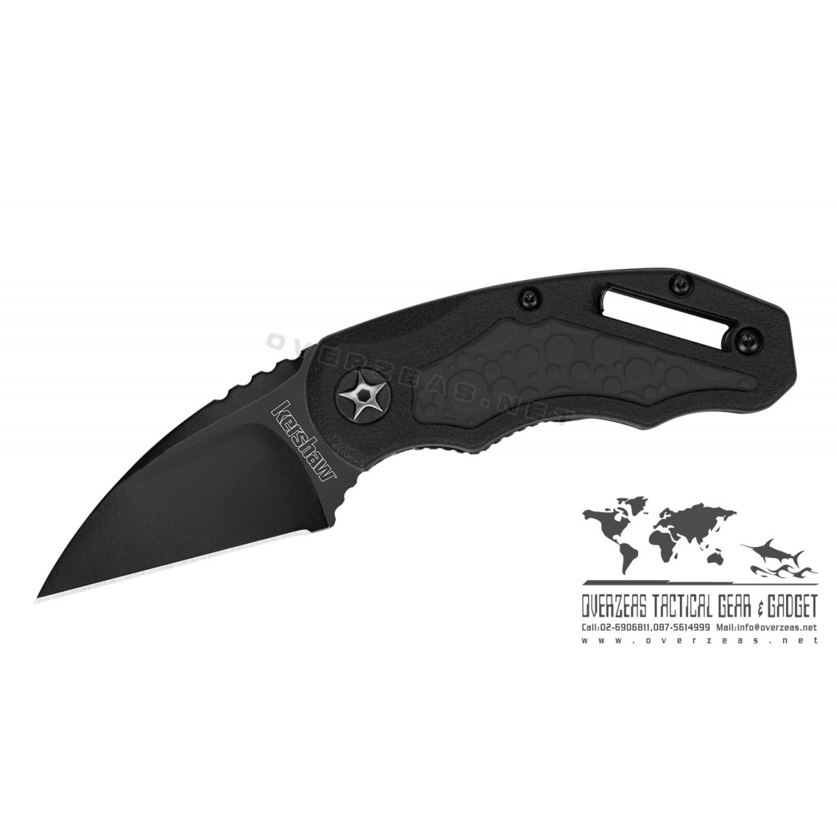 มีดพับ Kershaw Decoy Liner Lock Utility Knife (2.5" Black) 4700