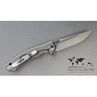 มีดพับ Zero Tolerance 0450CF Flipper Knife Carbon Fiber (3.25" Black) 0450CF