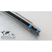 มีดพับ Zero Tolerance 0450CF Flipper Knife Carbon Fiber (3.25" Black) 0450CF
