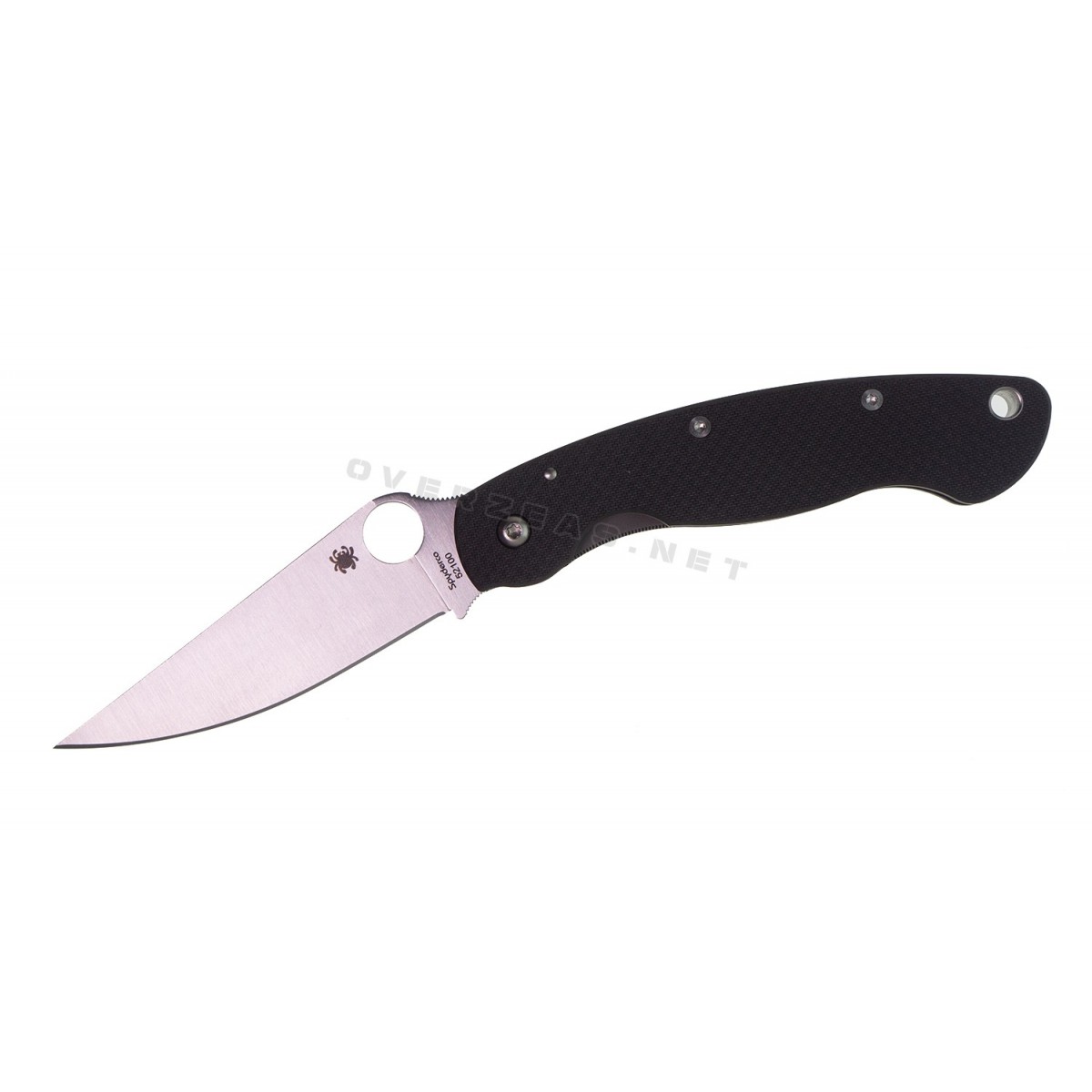 มีดพับ Spyderco Military Sprint Run Knife Carbon Fiber (4" Satin 52100) C36CFP52100 * Limited *