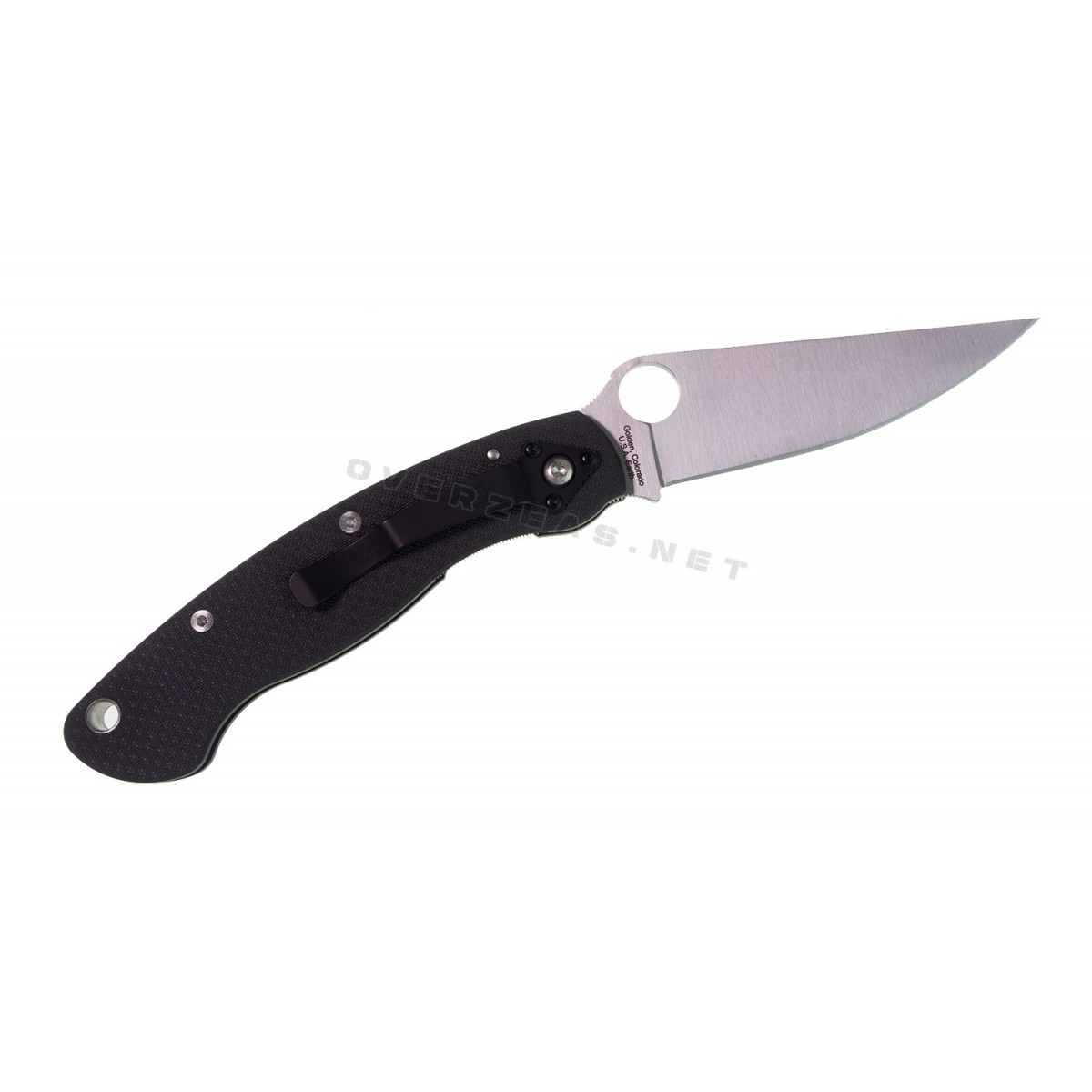 มีดพับ Spyderco Military Sprint Run Knife Carbon Fiber (4" Satin 52100) C36CFP52100 * Limited *